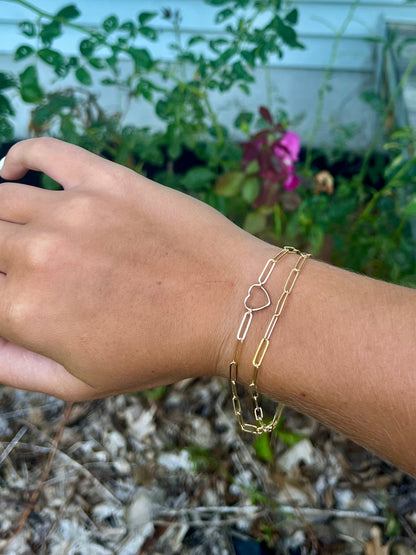 Double Heart Bracelet